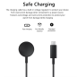 Preview: Valmento PD Typ USB-C Ladekabel für Samsung Galaxy Watch 6 / 5 Pro / 4 / 3 – Magnetisches Kabelloses Laden